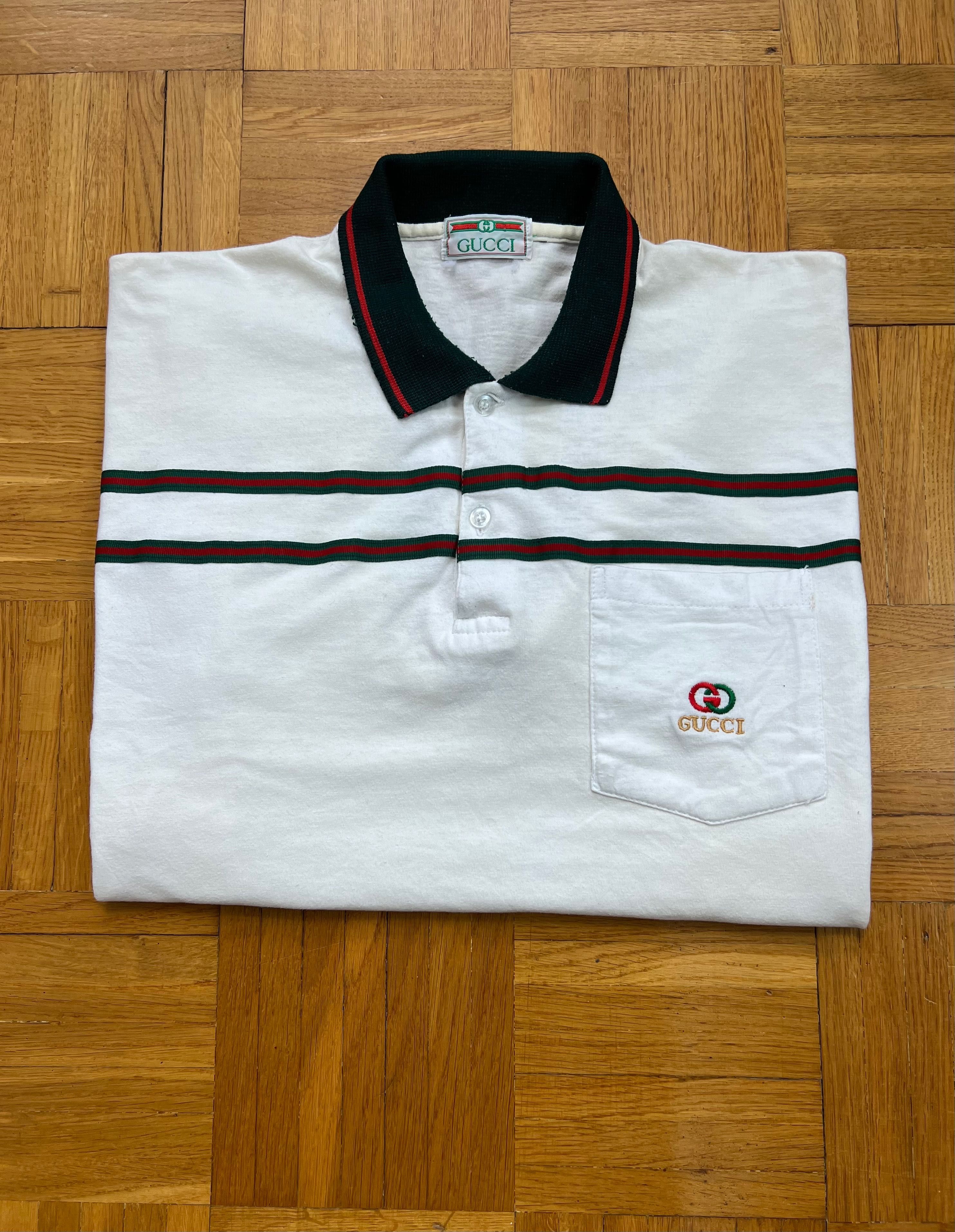 Rare Gucci Vintage 80’s Polo koszulka