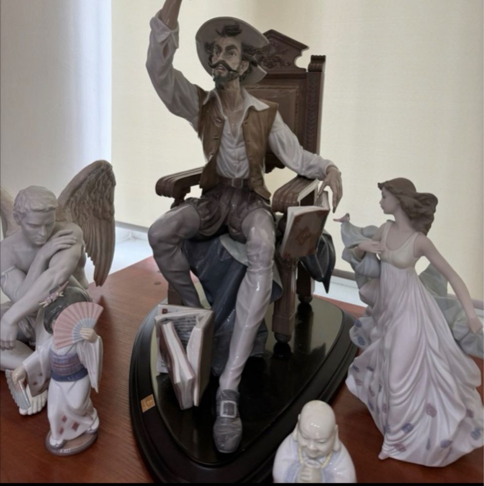 Фарфоровая статуэтка Дон Кихот Лладро.  Lladro