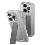 Etui UNIQ Heldro Mount na iPhone 15 Pro 6.1" z podstawką - przezroczys