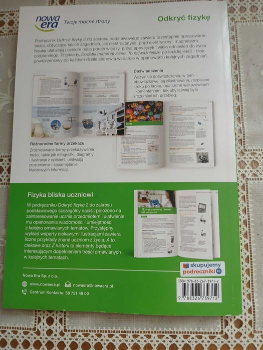 Odkryć fizykę 2 zakres podstawowy Nowa Era 2020 Podręcznik do fizyki