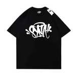 Мужские  футболки Syna World Two Sides Logo унисекс черные белые   SK8