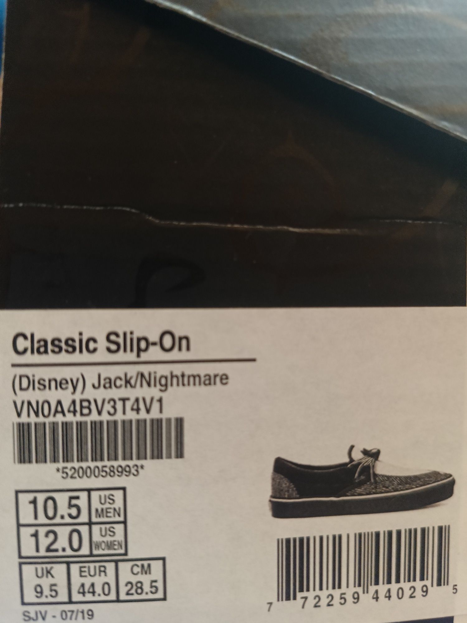 The nightmare before Christmas VANS off the wall Jack Skellington