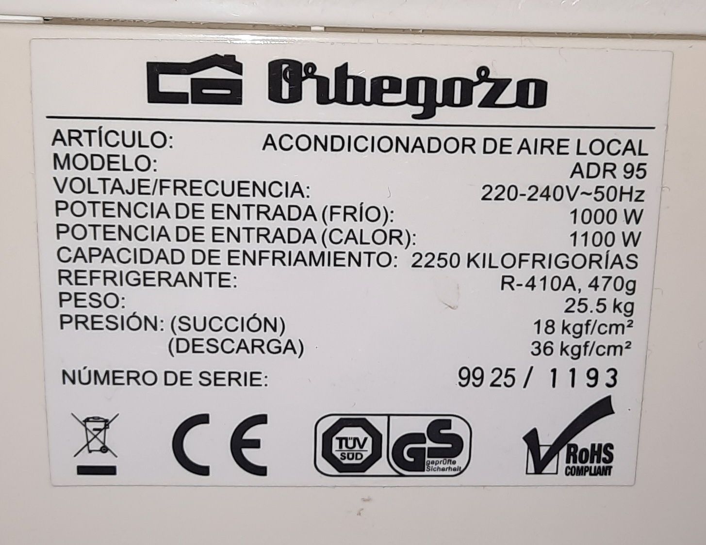 Bomba de calor frio