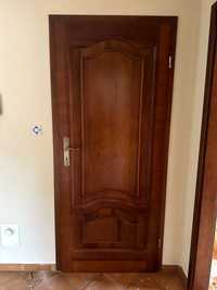Drzwi wewnętrzne drewniane 7 szt- wykonane przez stolarza