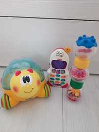 Игрушка Улитка Chicco , телефон Fisher price, игрушка chicco