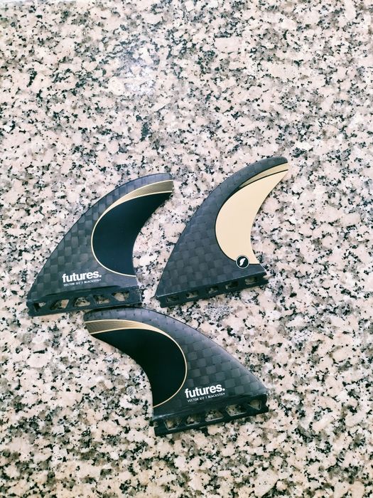Quilhas Futures Fins Vector 3/2 Blackstix M