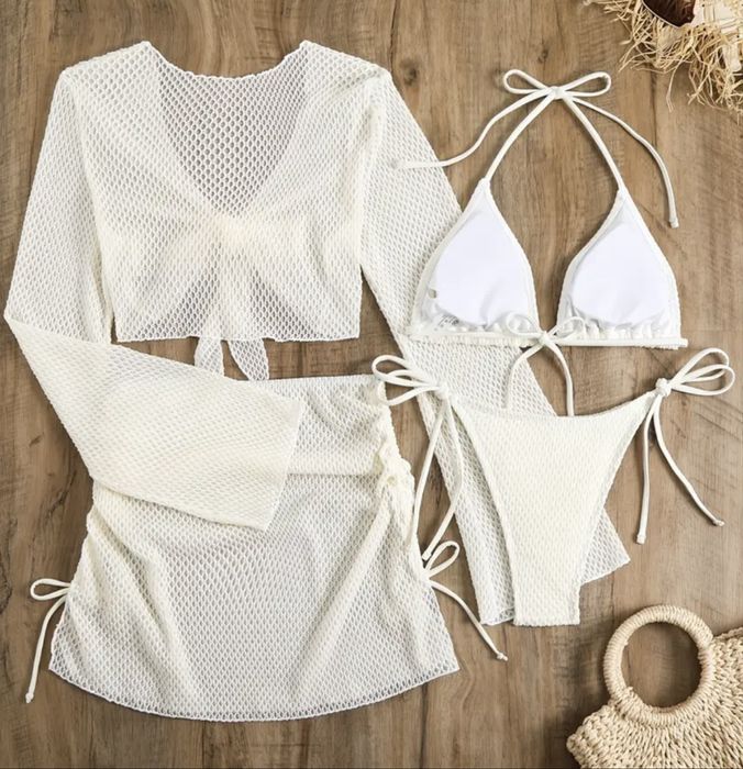 Купальник жіночий 4 в 1/пляжний костюм S, M, L