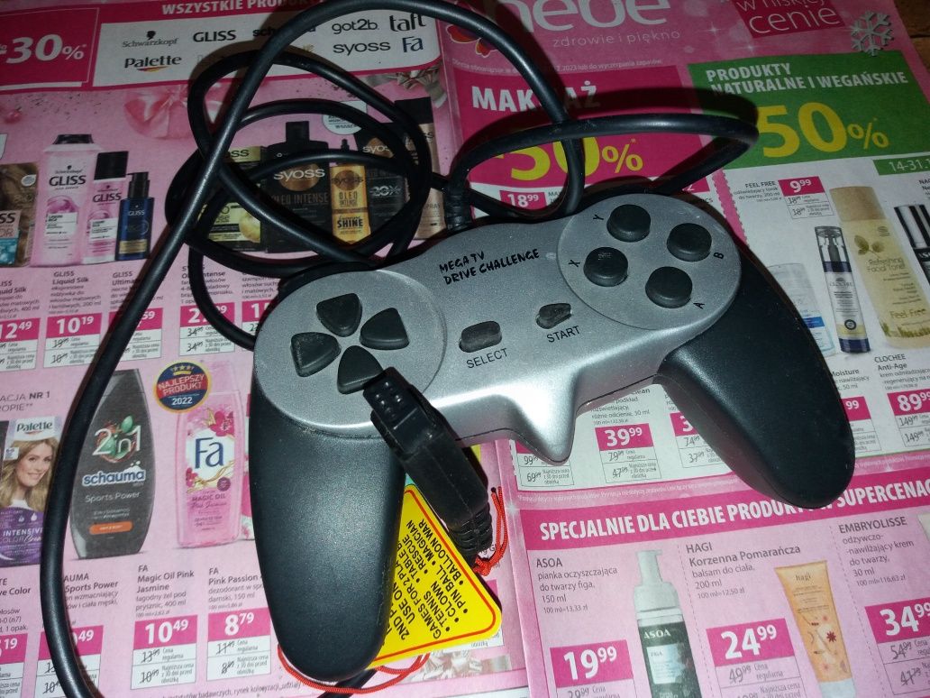 Pad sega mega drive silver