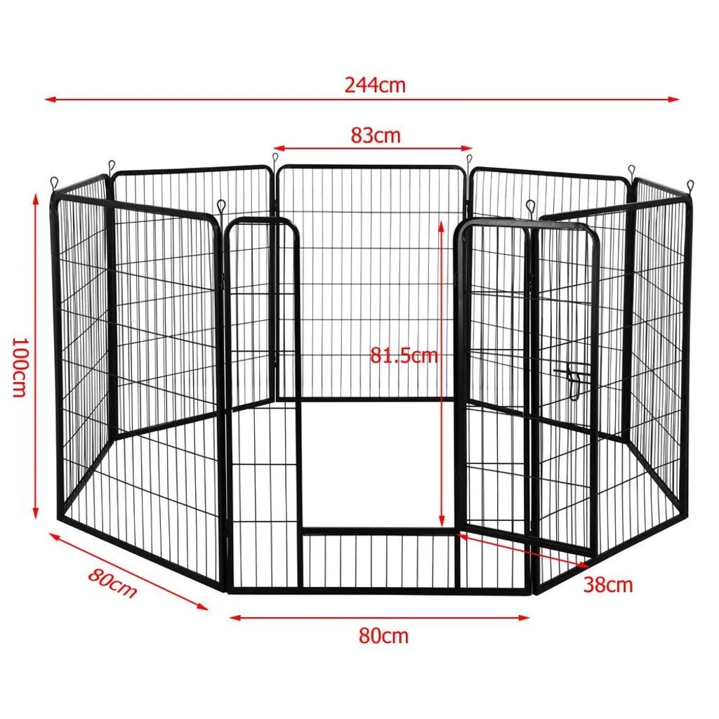 Kojec dla psa 100x80 8 paneli nowy