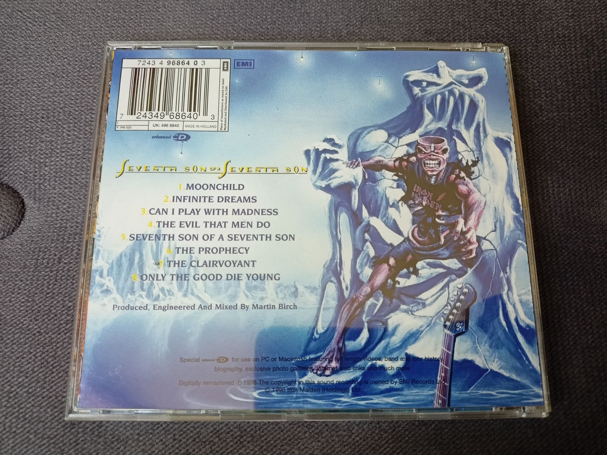 Iron Maiden - Seventh Son of A Seventh Son/Enhanced CD/Stan EX/NM