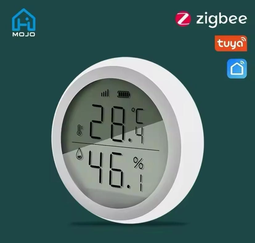 Термометр Tuya Smart ZigBee  датчик температуры и влажности с LCD