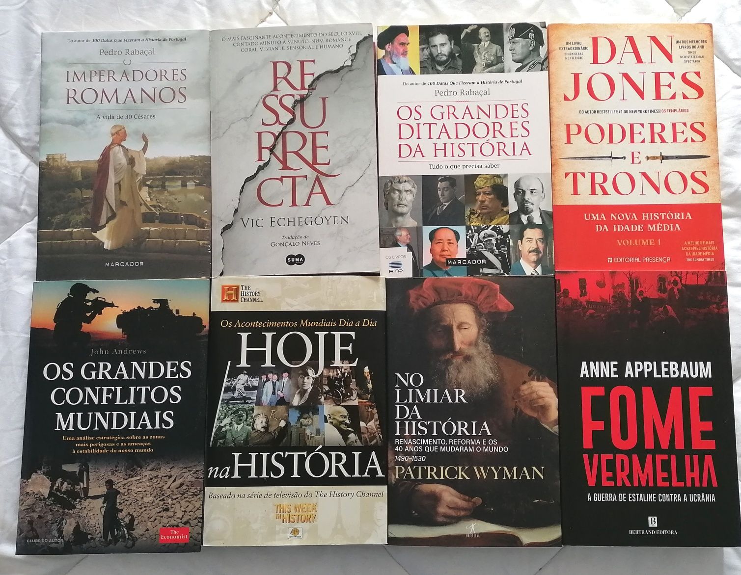 52 livros NOVOS de história-10% desconto(ler descrição)