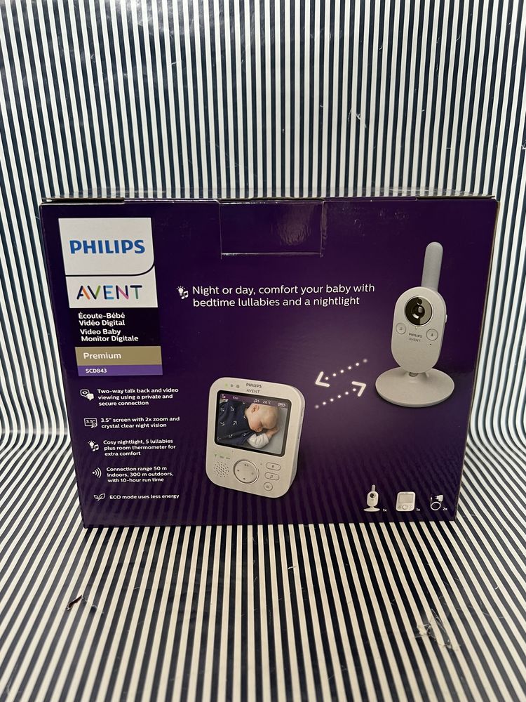 Відеоняня Philips AVENT Baby monitor SCD843/26