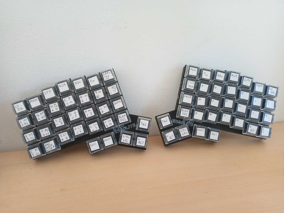Klawiatura ergonomiczna split staggered ortholinear if ergolite