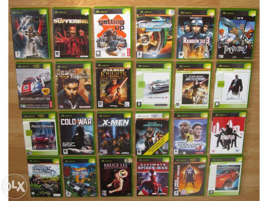 Xbox: Consola Cristal / 200++ Jogos Originais, Comando, +++