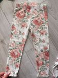 Leginsy newbie 92 kwiaty roze jak h&m