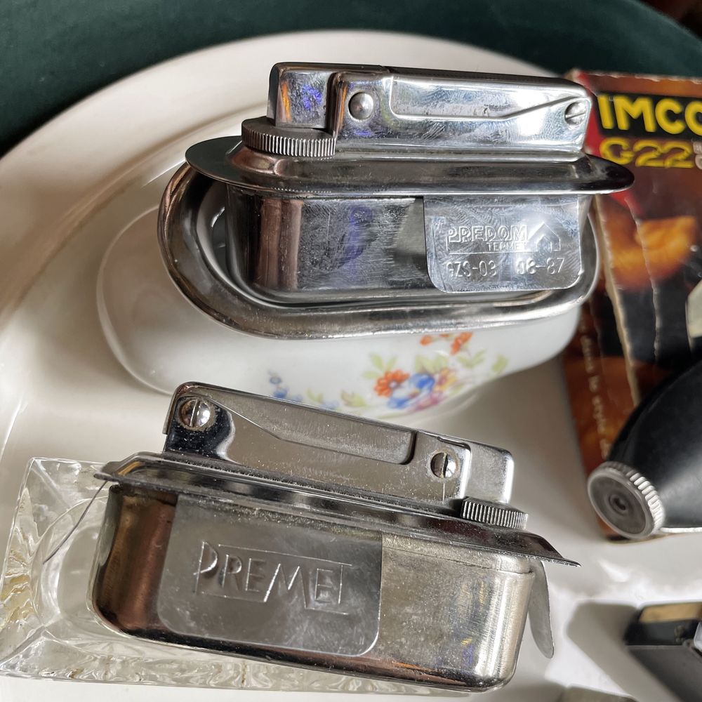 3. Kolekcja zapalniczek predom premet imco cccp john player antyk