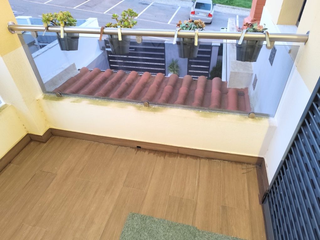 Vedação Vidros laminados em inox para varandas