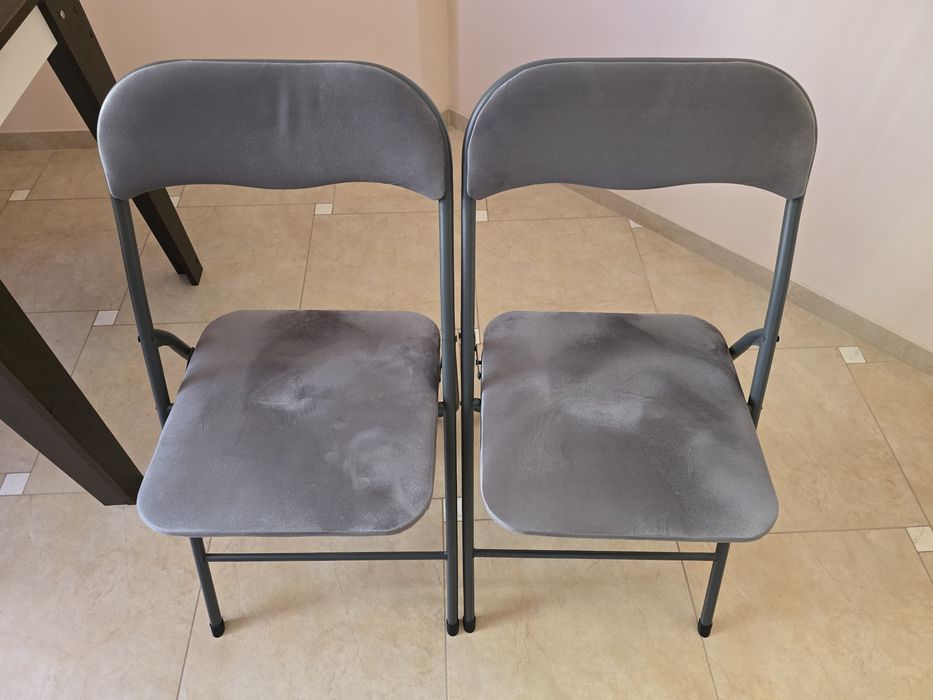 Стол обеденный + 2 стульчика складных