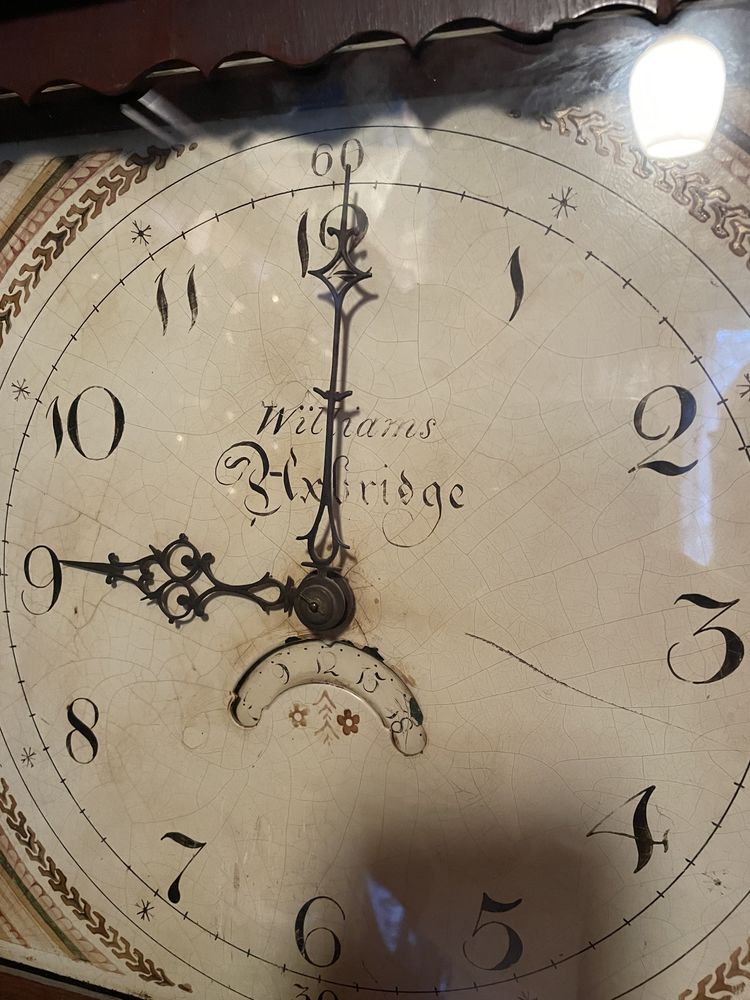 Angielski zegar stojący XIXw
