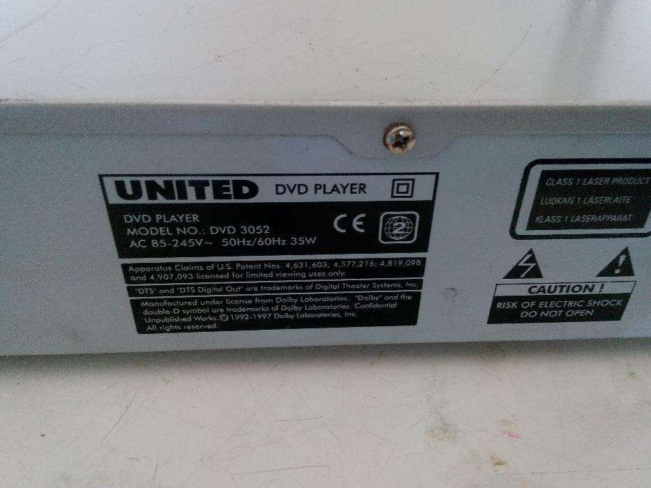 DVD player marca UNITED