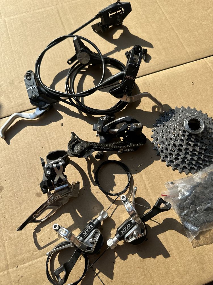Pełna grupa Shimano XTR 970 / 971 / 972 / 975