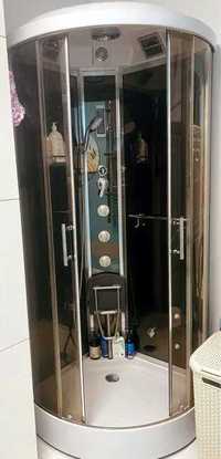 Wolnostojąca kabina prysznicowa - kapsuła - 90 cm - zdemontowana