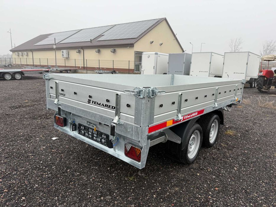 Przyczepa wywrotka TEMARED TIPPER 3x1.5m/2 DMC:2.7T + NAJAZDY +PODPORY