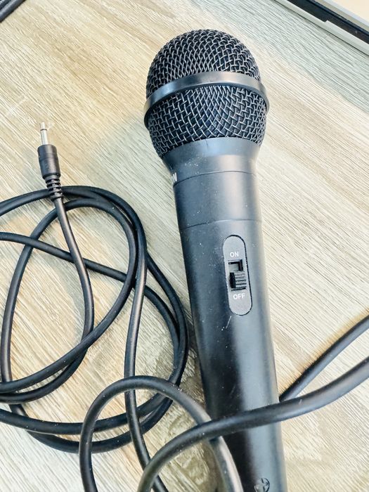Ручной микрофон, подключение 3,5