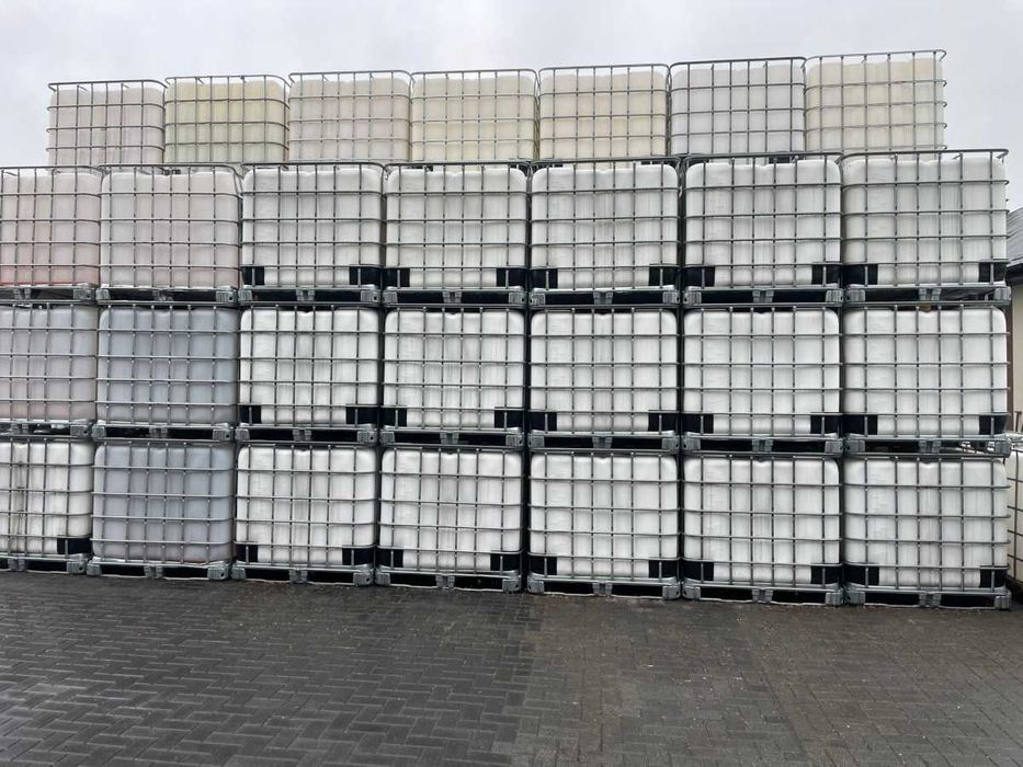 zbiornik 1000l mleczny pojemnik mauzer małzer wodę beczka 1000 L