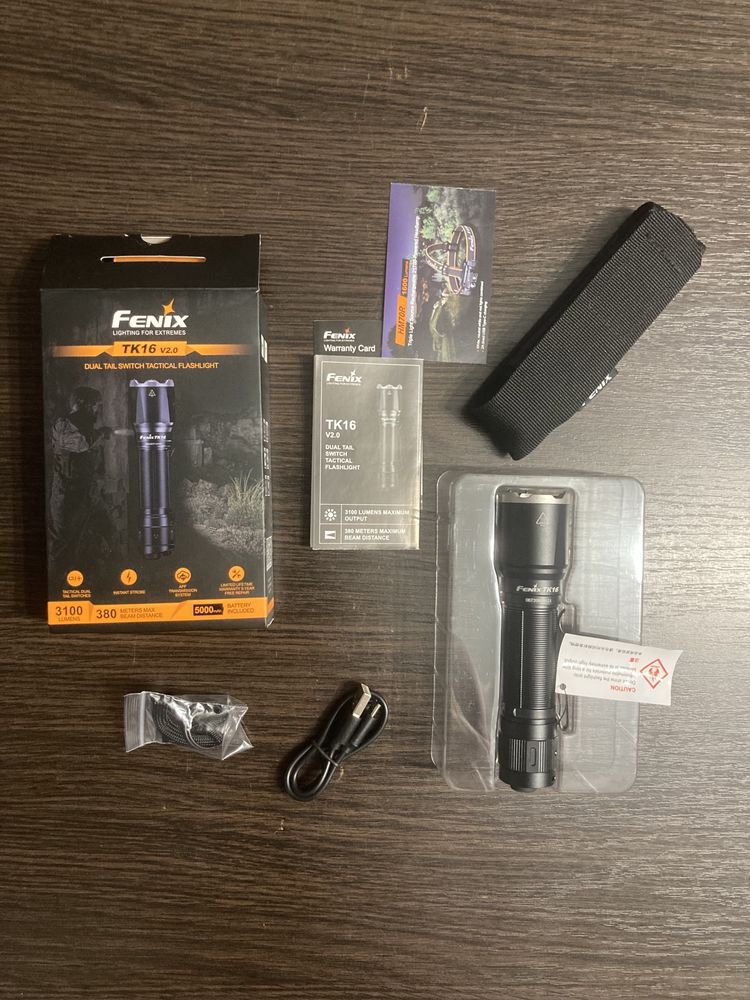 Ліхтар тактичний Fenix TK16 V2.0 фонарь тактический 3100 люмен!