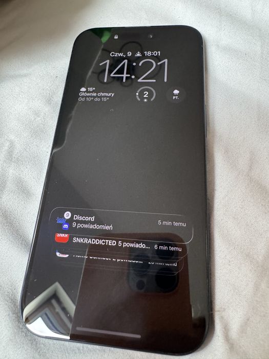 Iphone 15 pro stan idealny niebieski granat 128 gb apple telefon