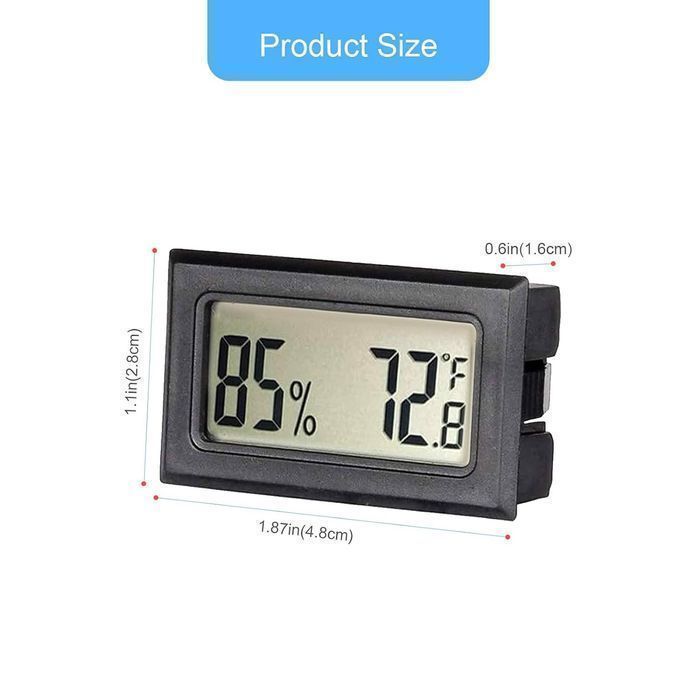 Mini Termometr Higrometr z Wyświetlaczem LCD 5szt