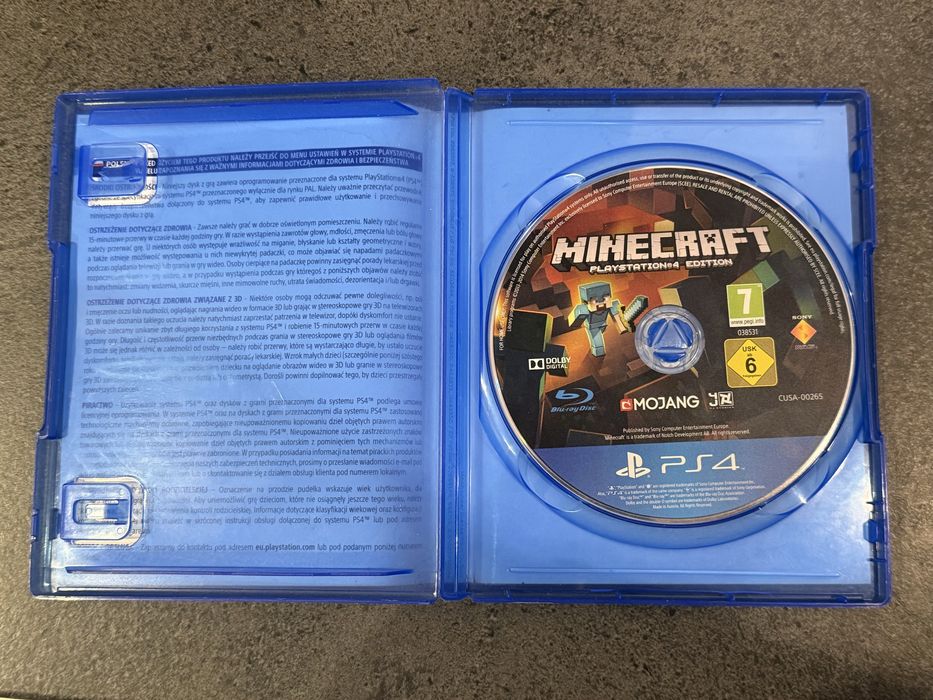 Gra ps4 Minecraft PL