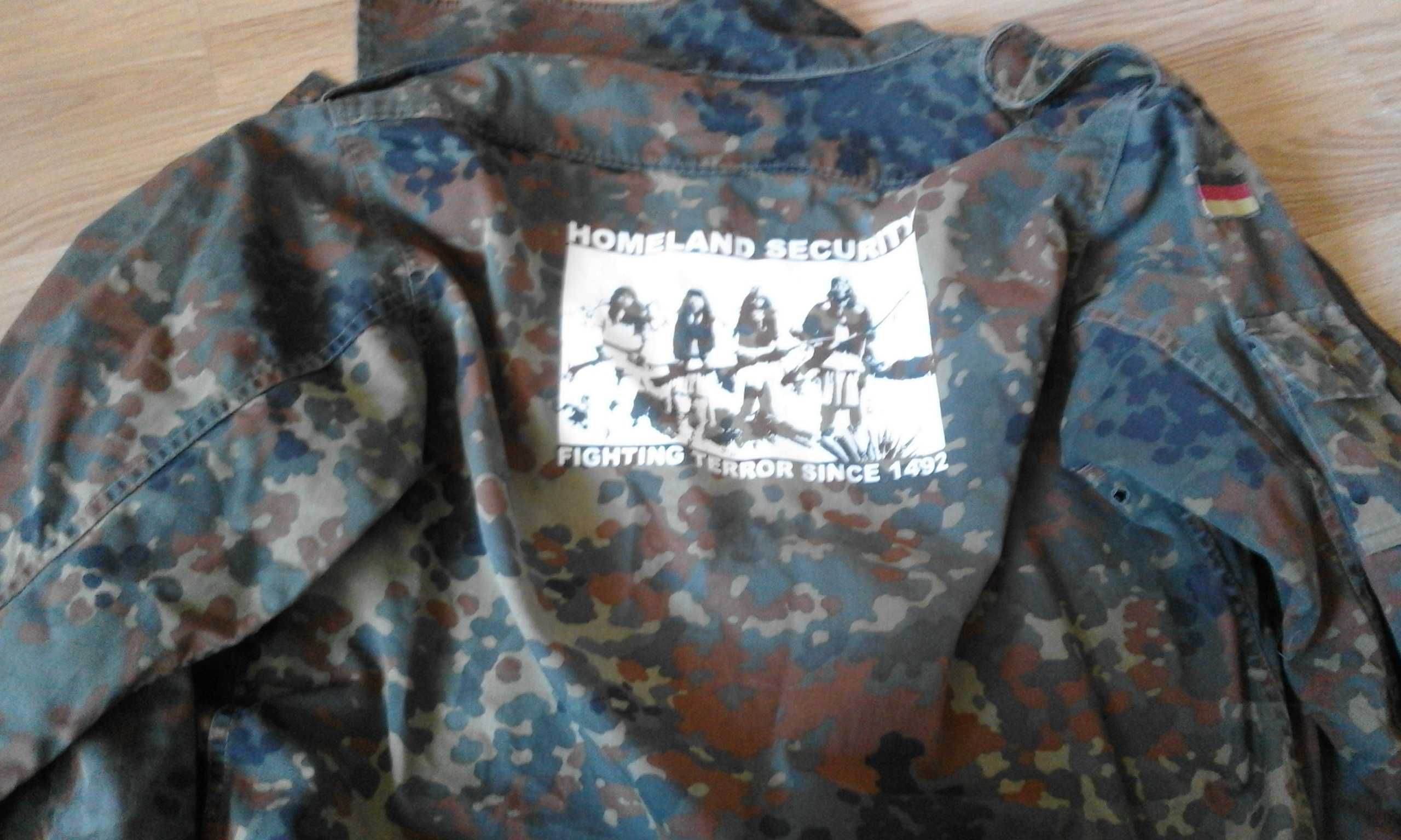 bluza męska moro wojskowa koszula Germany