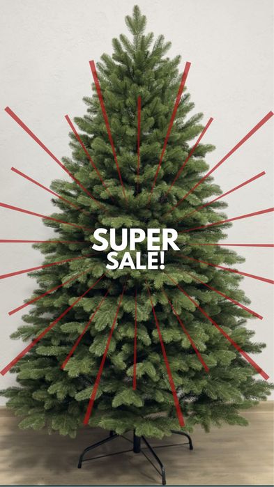 Ковалівська Ялинка елка Віденська зелена лита штучна 1.80 2.10 2.40