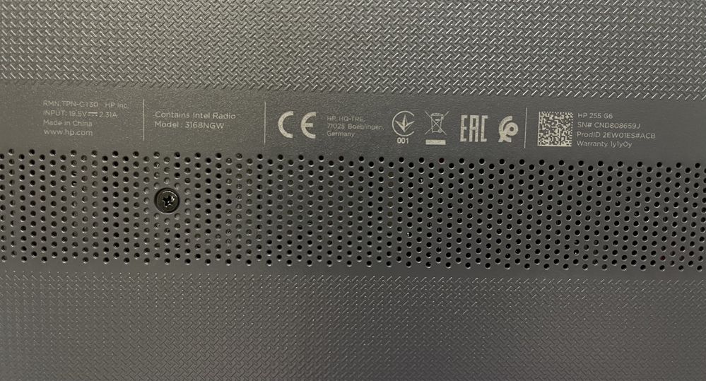 Ноутбук HP 255 G6 (5TK92EA\2EW01ES) Dark Ash