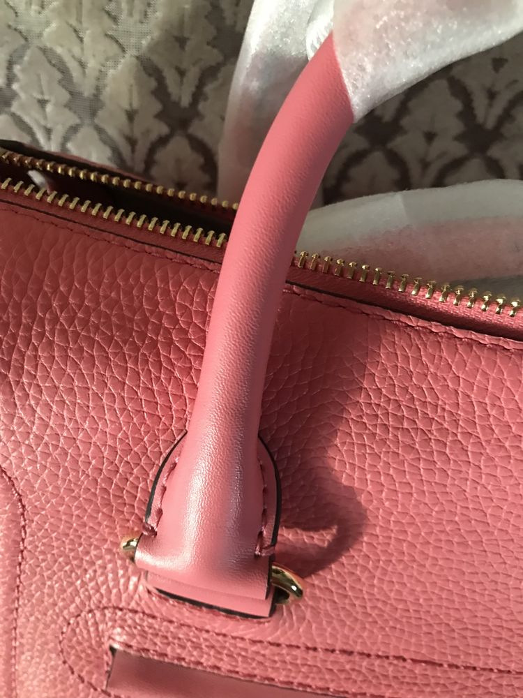 Mala Michael Kors pele/estrear c etiqueta/Linda!Rosa