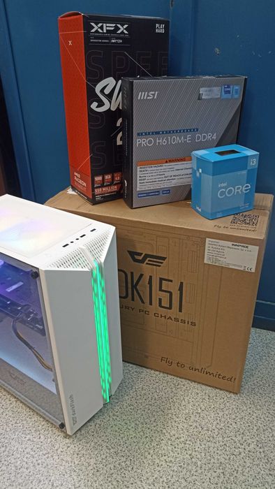 PC do gier i3-12100F*RX 6600 XT 8GB (RTX 3060)*SSD 500GB*16GB DDR4*W11