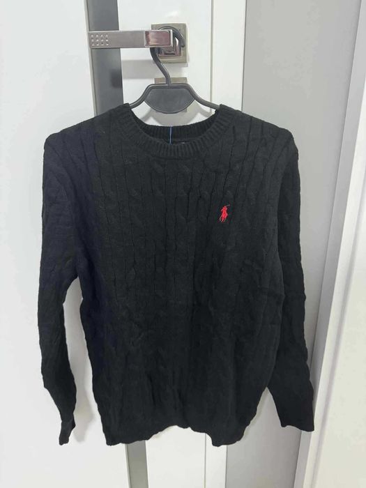 Czarny Sweter Ralph Lauren M – Nowy