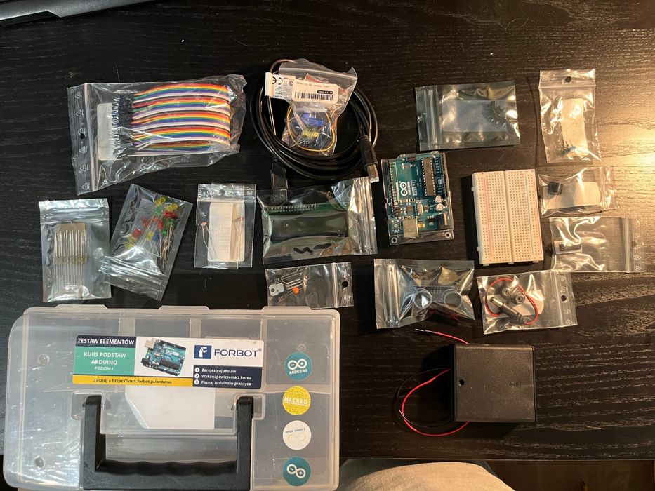 zestaw do kursów Arduino plus podręczniki