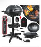 Elektryczny grill 2 w 1 z płytą grillową XXL z funkcją grilla stołoweg