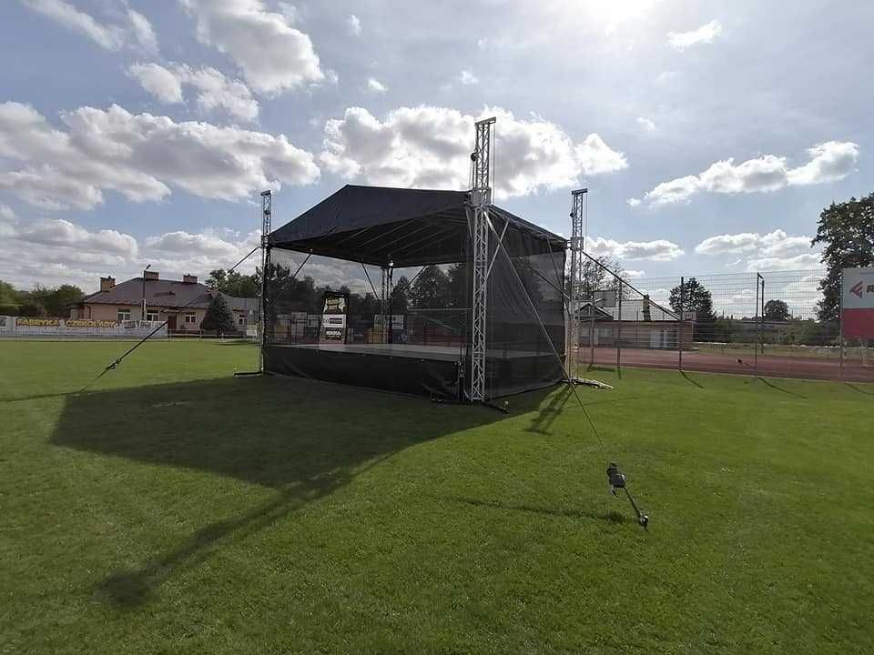 Wynajem scena mobilna sceny estrady plenerowej 6m x 8m