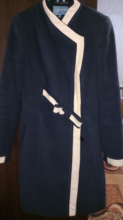 Пальто темно синій \ верхній одяг \синие пальто \жіноче\женское