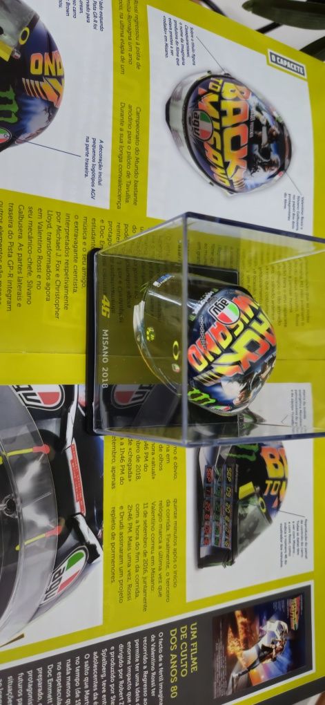 Miniatura Capacete Rossi mugello 2018