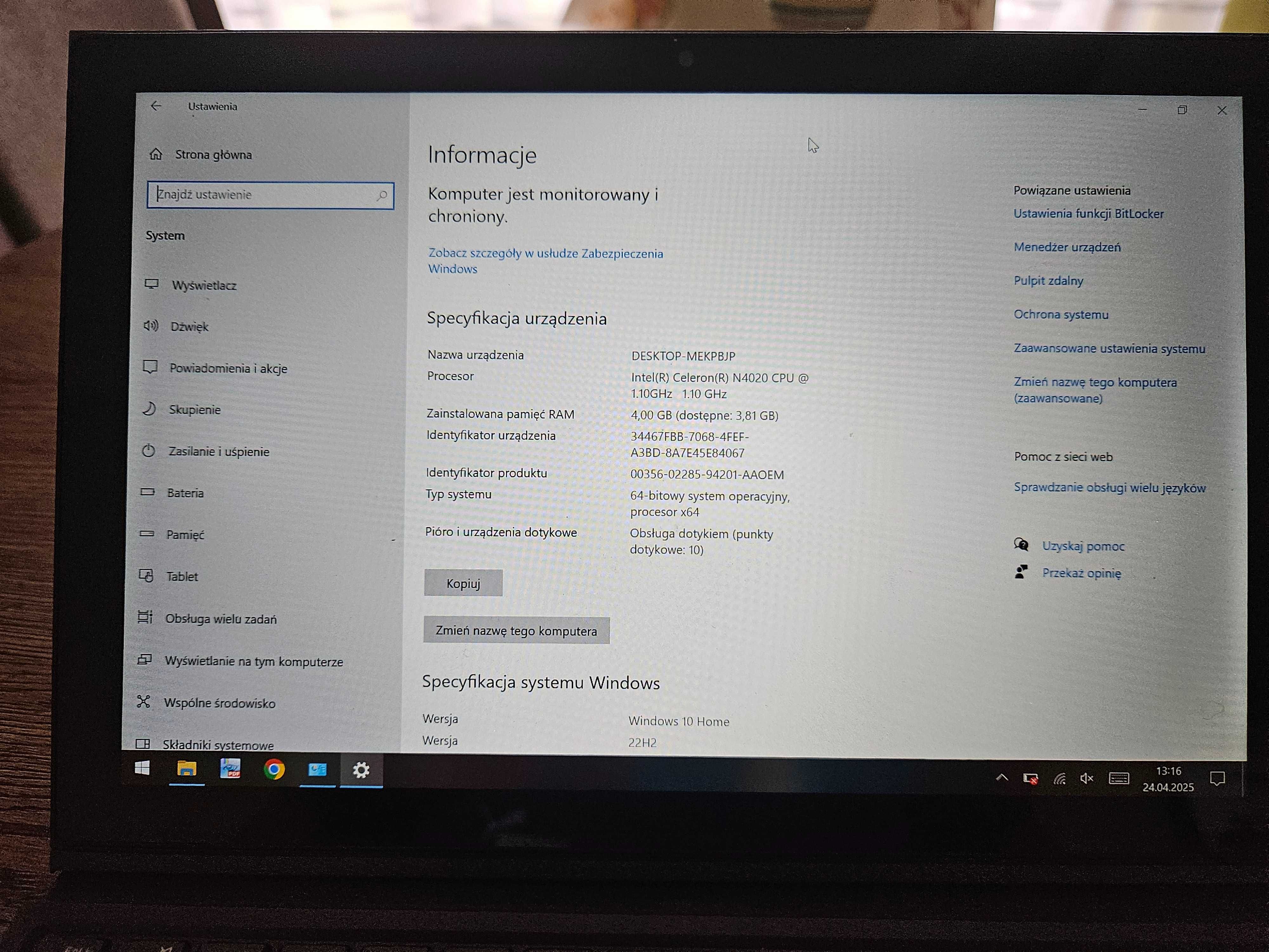 Laptop Lenovo IDEAPAD DUET 3