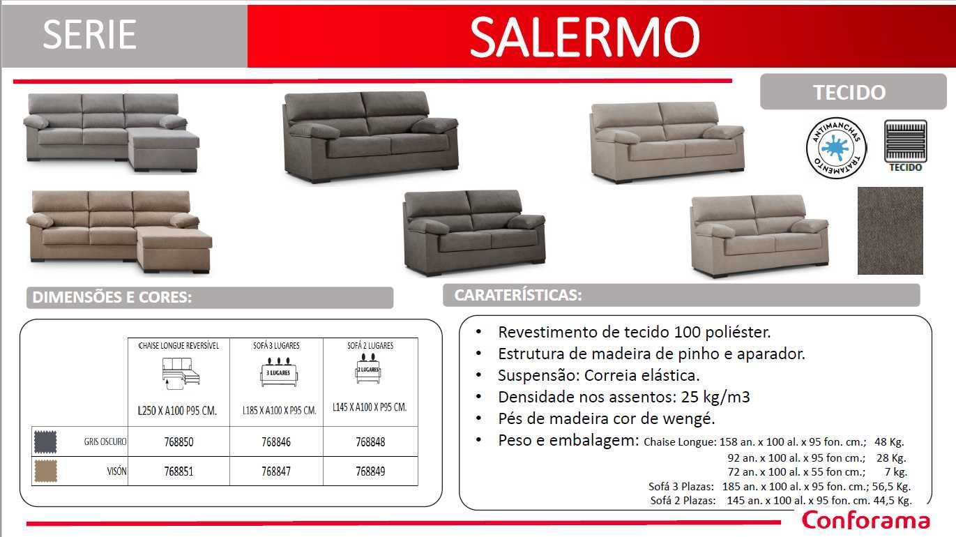 Sofá em Tecido 2 Lugares