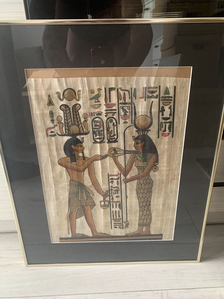 Obrazy z papirusem