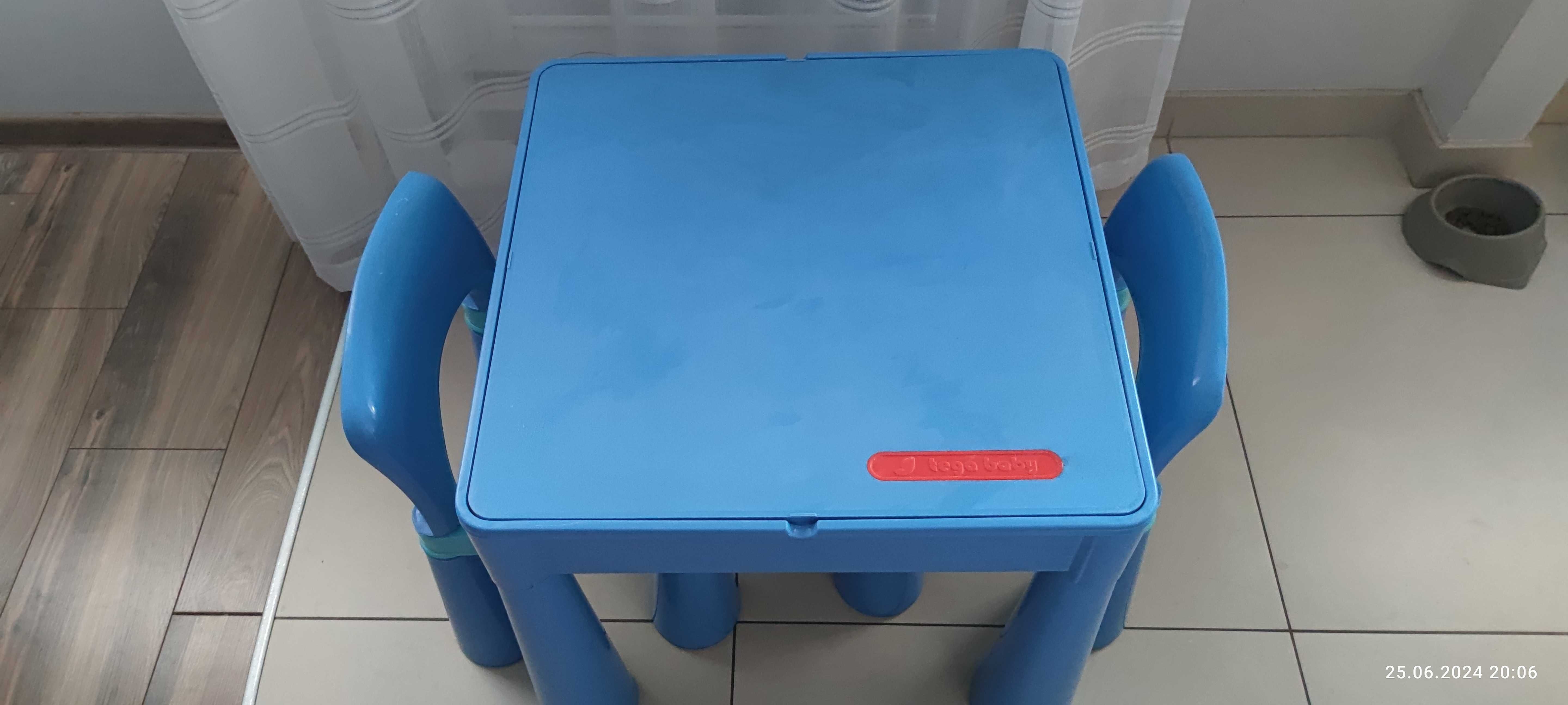 Tega baby zestaw stolik i dwa krzesełka