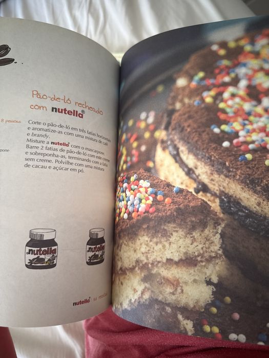 Livro Cozinhar com Nutella